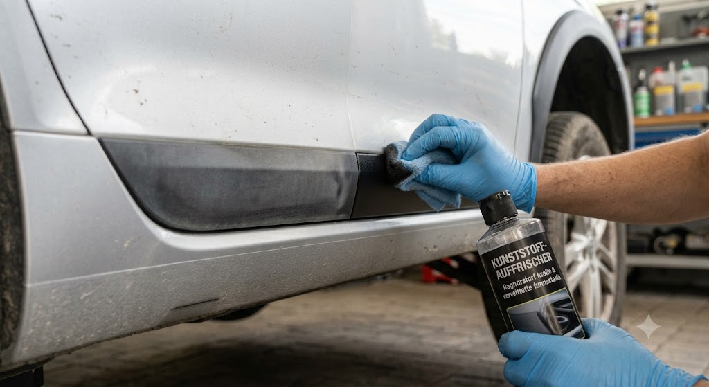 Kunststoff am Auto auffrischen: matte Teile pflegen | Glanzwerk