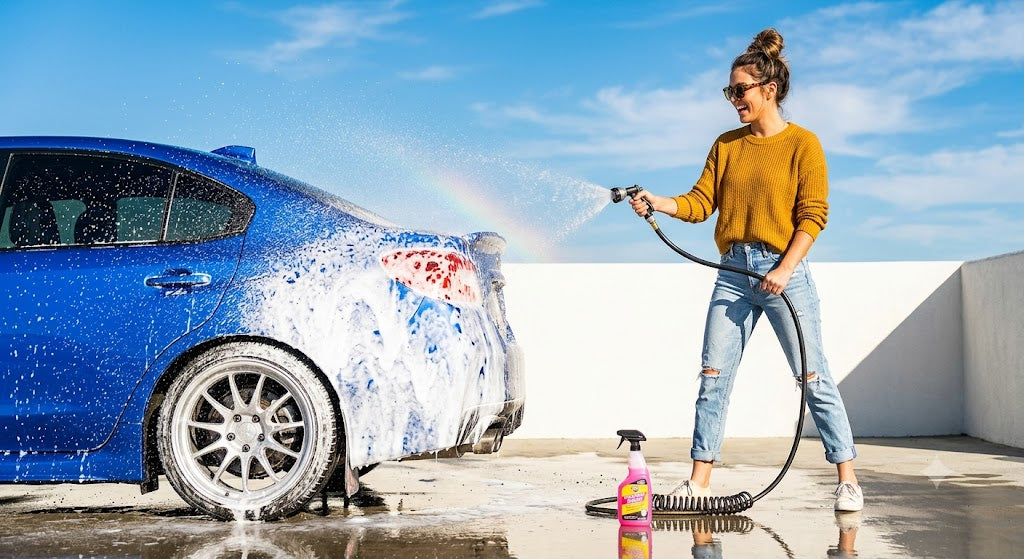 Auto waschen in der richtigen Reihenfolge: 6 Schritte gegen Kratzer