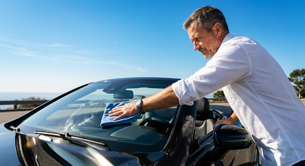 Autoscheiben streifenfrei reinigen: Der Trick mit den 2 Tüchern